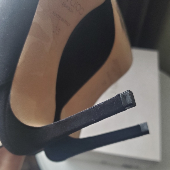 JIMMY CHOO SHAR 85 SUEDE  HEELSSIZE 36 - Picture 3 of 3